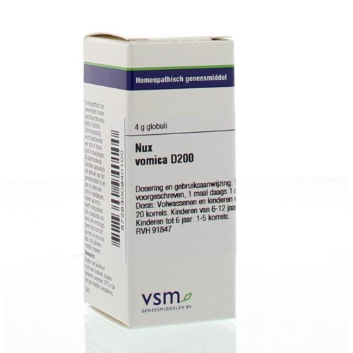 VSM Enkelvoudige Homeopathie Nux Vomica D200