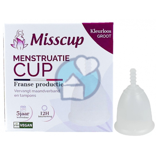 Misscup Menstruatie Cup Kleurloos Groot 1 Stücke