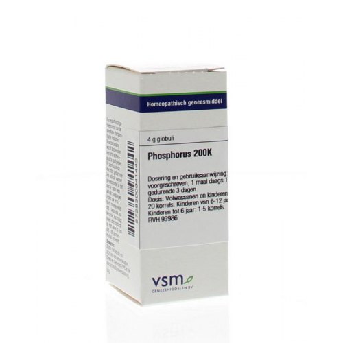 VSM Enkelvoudige Homeopathie Phosphorus 200K