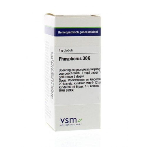 VSM Enkelvoudige Homeopathie Phosphorus 30K