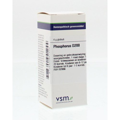 VSM Enkelvoudige Homeopathie Phosphorus D200