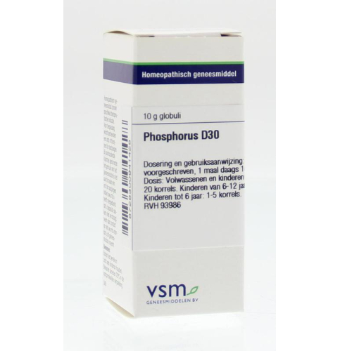 VSM Enkelvoudige Homeopathie Phosphorus D30
