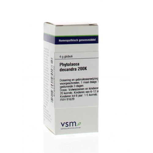 VSM Enkelvoudige Homeopathie Phytolacca Decandra 200K