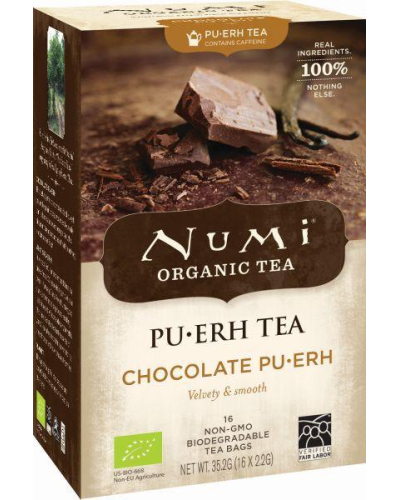 Numi Organic Tea Chocolate Pu Erh Thee Biologisch 16 Tüte