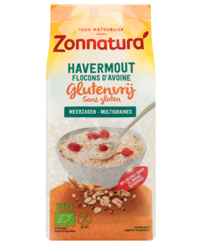 350 gram Zonnatura Havermout Meerzaden Glutenvrij Biologisch