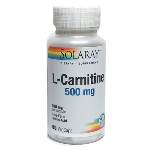 60 Kapseln Solaray L-Carnitine 500 mg