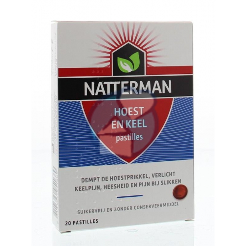 20 pastilles Natterman Hoest en Keel
