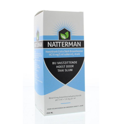 150 ml Natterman Hoestdrank Extra Sterk Broomhexine Suikervrij