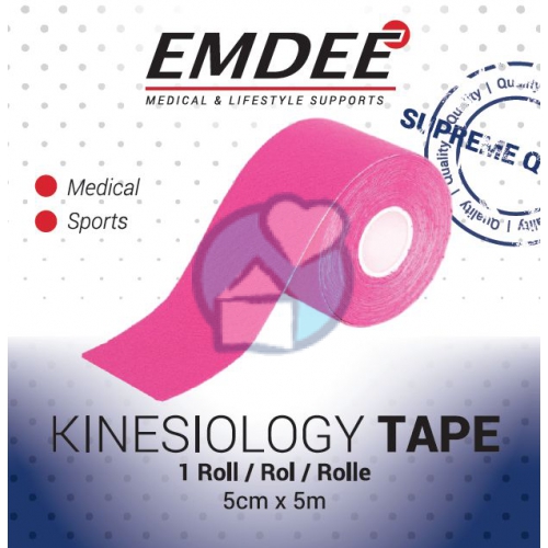 Emdee Kinesiology Tape Roze 5cm x 5m 1 Stücke