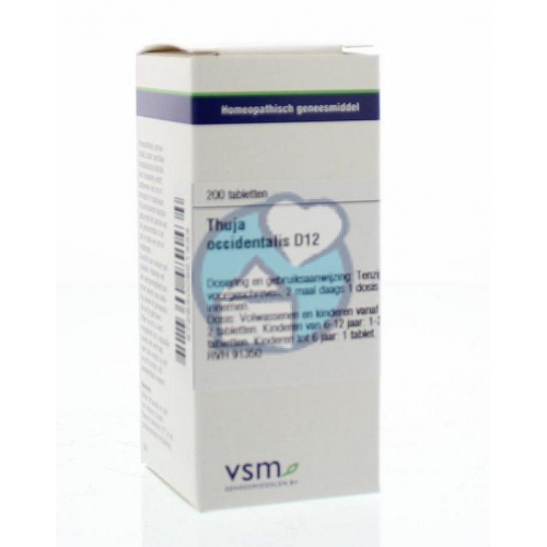 VSM Enkelvoudige Homeopathie Thuja Occidentalis D12