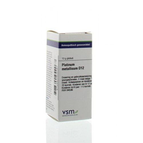 VSM Enkelvoudige Homeopathie Platinum Metallicum D12