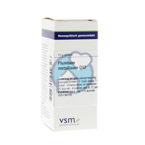 VSM Enkelvoudige Homeopathie Plumbum Metallicum D12