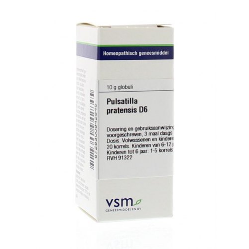  VSM Enkelvoudige Homeopathie Pulsatilla Pratensis D6