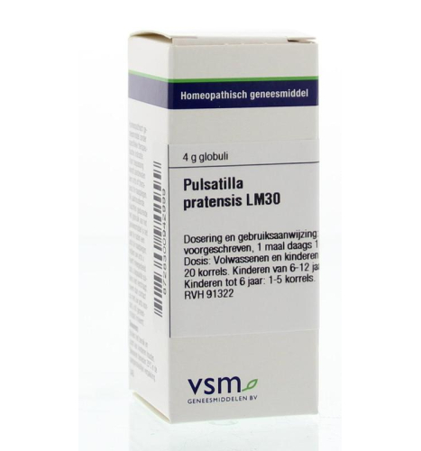 VSM Enkelvoudige Homeopathie Pulsatilla Pratensis LM30