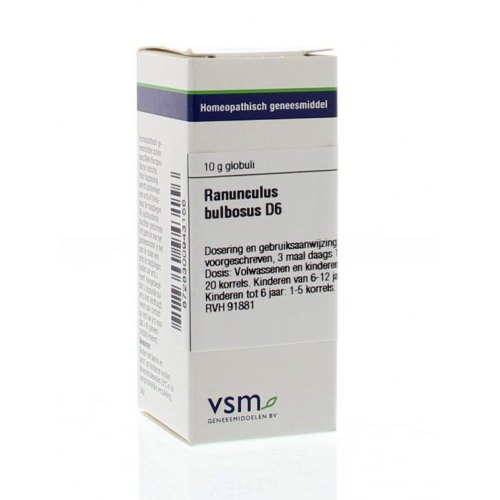 VSM Enkelvoudige Homeopathie Ranunculus Bulbosus D6
