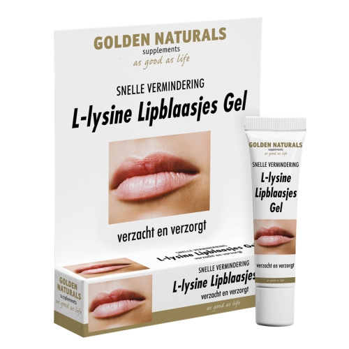 15 Ml Golden Naturals L-lysine Lipblaasjes Gel Tube