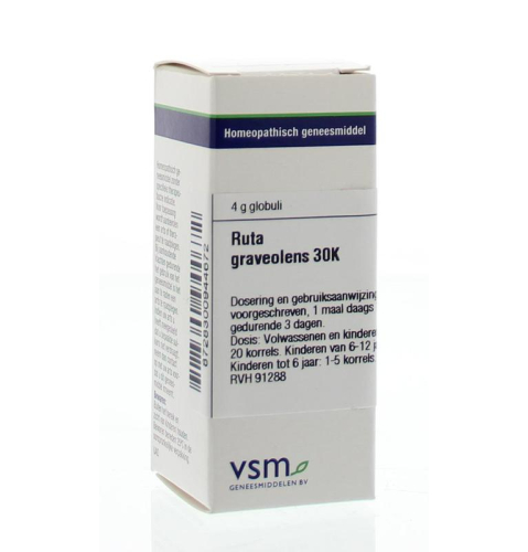 VSM Enkelvoudige Homeopathie Ruta Graveolens 30K