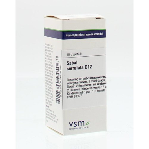 VSM Enkelvoudige Homeopathie Sabal Serrulata D12