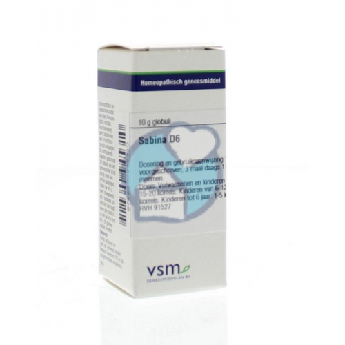 VSM Enkelvoudige Homeopathie Sabina D6
