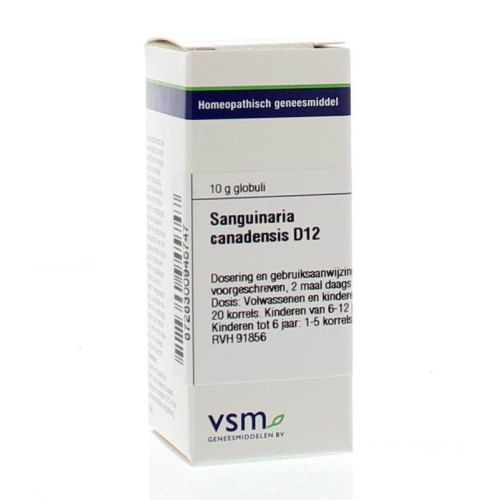 VSM Enkelvoudige Homeopathie Sanguinaria Canadensis D12