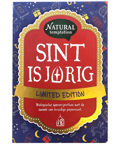 18 builtjes Natural Temptation Sint is Jarig Limited Edition Biologisch