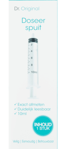 Dr. Original Doseer Spuit 10 ml 1 Stücke
