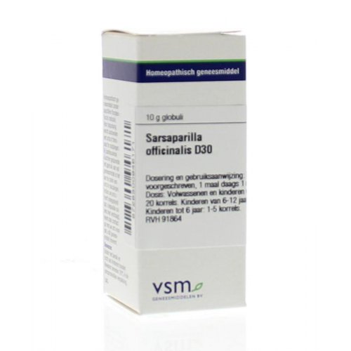 VSM Enkelvoudige Homeopathie Sarsaparilla Officinalis D30