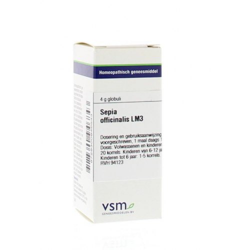  VSM Enkelvoudige Homeopathie Sepia Officinalis Lm3