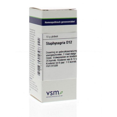 VSM Enkelvoudige Homeopathie Staphysagria D12