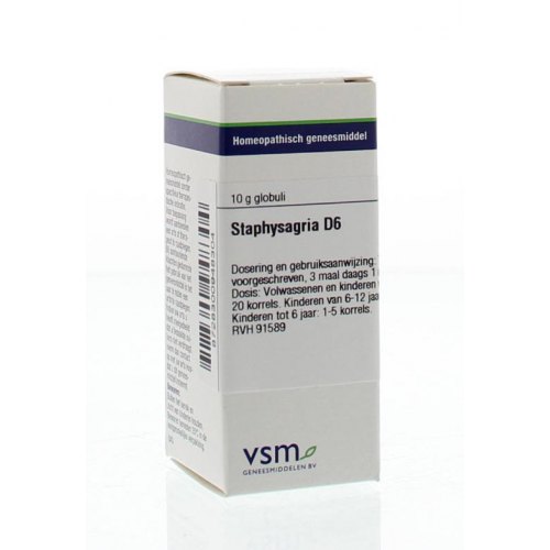 VSM Enkelvoudige Homeopathie Staphysagria D6
