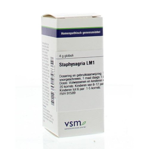 VSM Enkelvoudige Homeopathie Staphysagria LM1