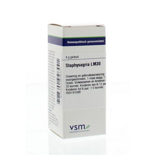 VSM Enkelvoudige Homeopathie Staphysagria Lm30