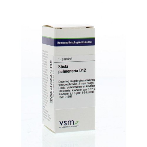 VSM Enkelvoudige Homeopathie Sticta Pulmonaria D12