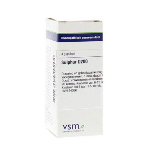 VSM Enkelvoudige Homeopathie Sulphur D200