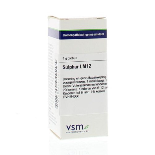 VSM Enkelvoudige Homeopathie Sulphur LM12