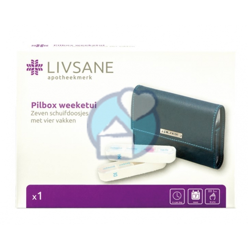 1 Stuck Livsane Pilbox Weeketui