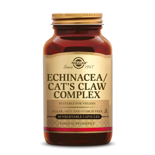 30 capsules Solgar EchinaceaCat's Claw Complex