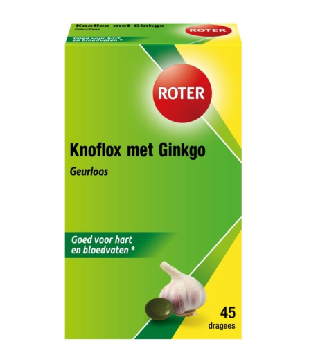 Roter Knoflox met Ginkgo Geurloos 45 Dragees