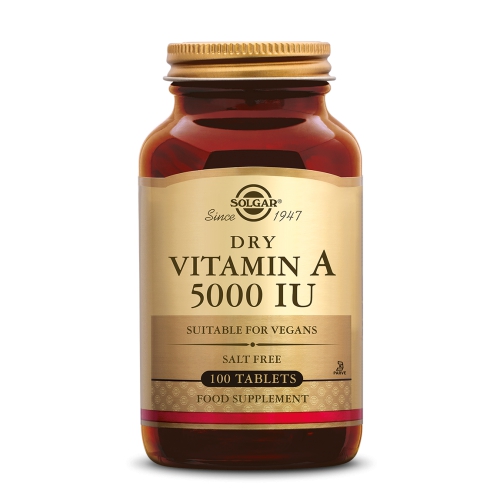 100 Tabletten Solgar Vitamin A 5000 IU