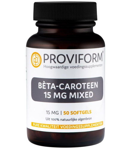 Proviform Beta-Caroteen 15 mg Mixed 50 softgels