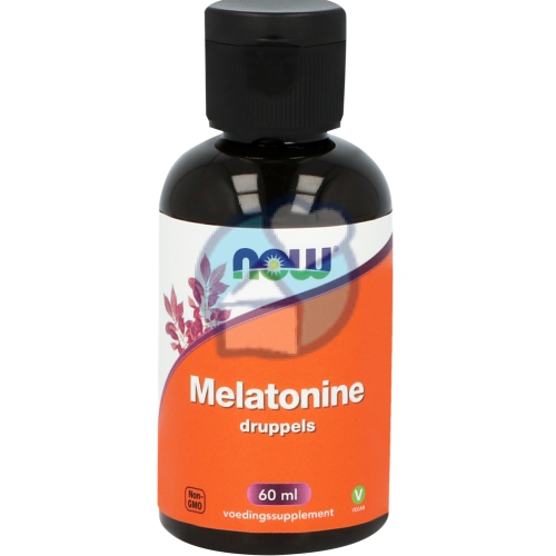 60 Ml NOW Melatonine Druppels