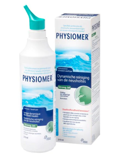 210 Ml Physiomer Reinigt de Neusholtes Strong Jet