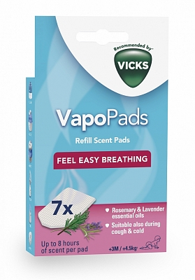 Vicks VapoPads Rozemarijn en Lavendel 7 Stücke