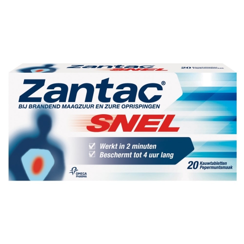 Zantac Zantac Snel 20 tabletten