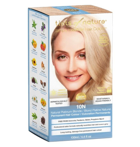 1 Packung Tints of Nature 10N Natural Platinum Blonde