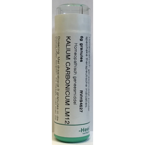 6 gram granules Homeoden Heel Kalium Carbonicum LM12