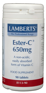 Lamberts Ester C 650mg 90 tablets