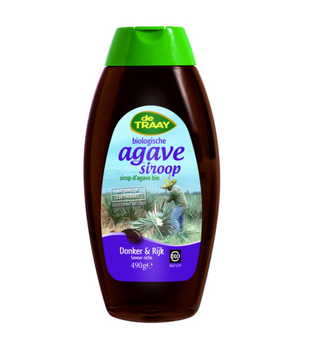 De Traay Agave Siroop Donker en Rijk Biologisch