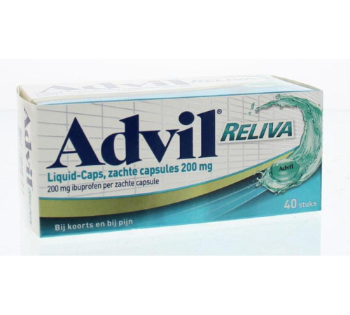 Reliva Liquid-Caps 200 mg Advil 40 Kapseln - Gezondheid aan huis - Deutsch