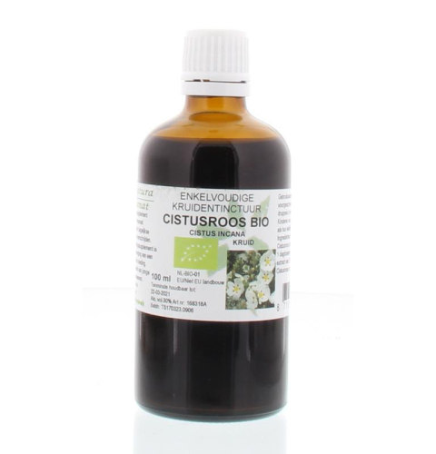 100 Ml De Cruydhof Natura Sanat Cistus Incana - Cistusroos Tinctuur Biologisch